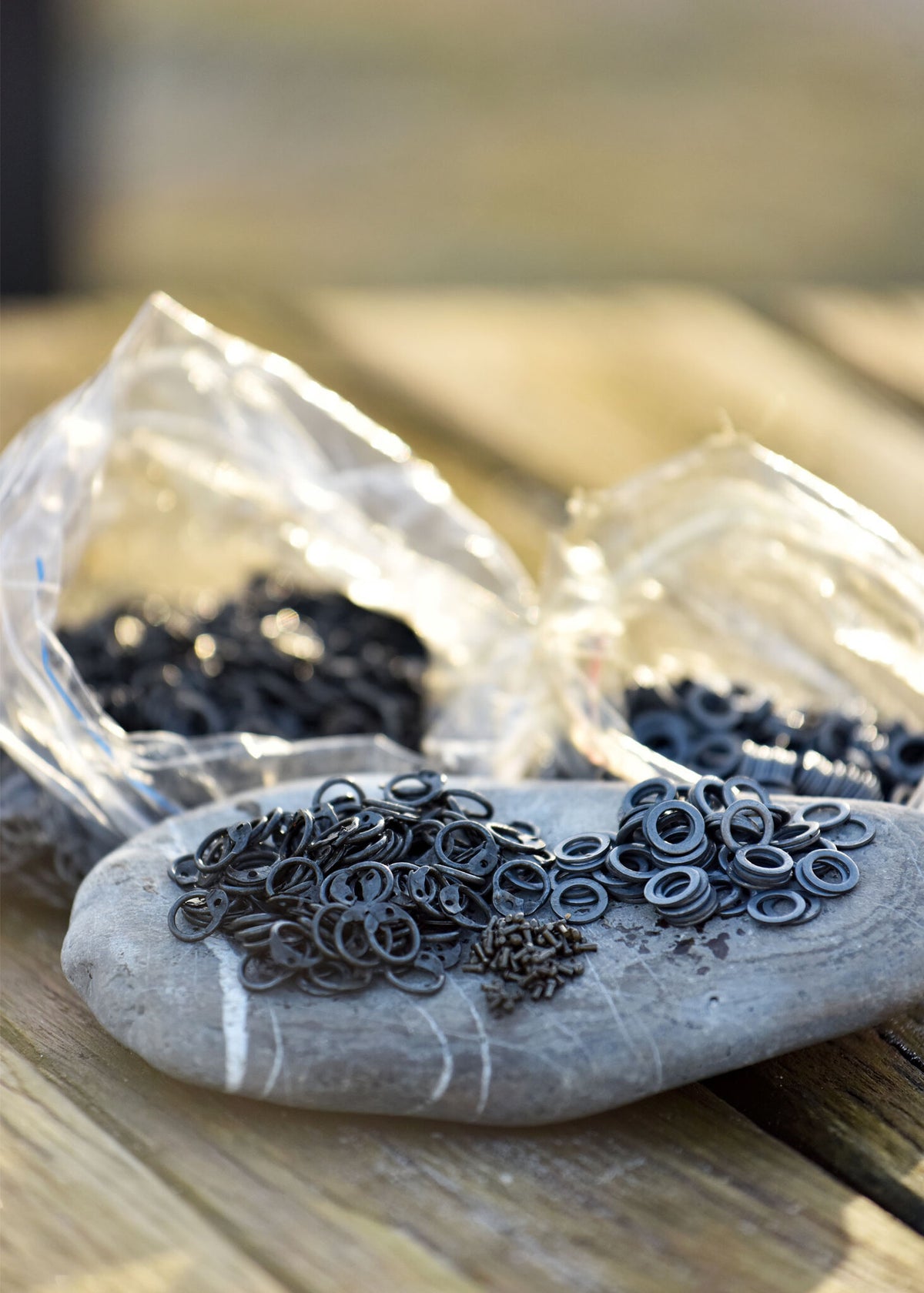 1 kg chain mail rings, mixed, 6 mm