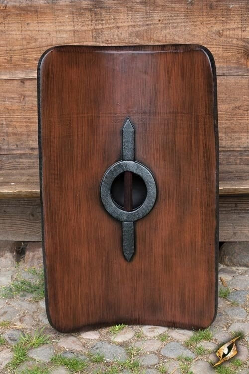 LARP Roman scutum, black