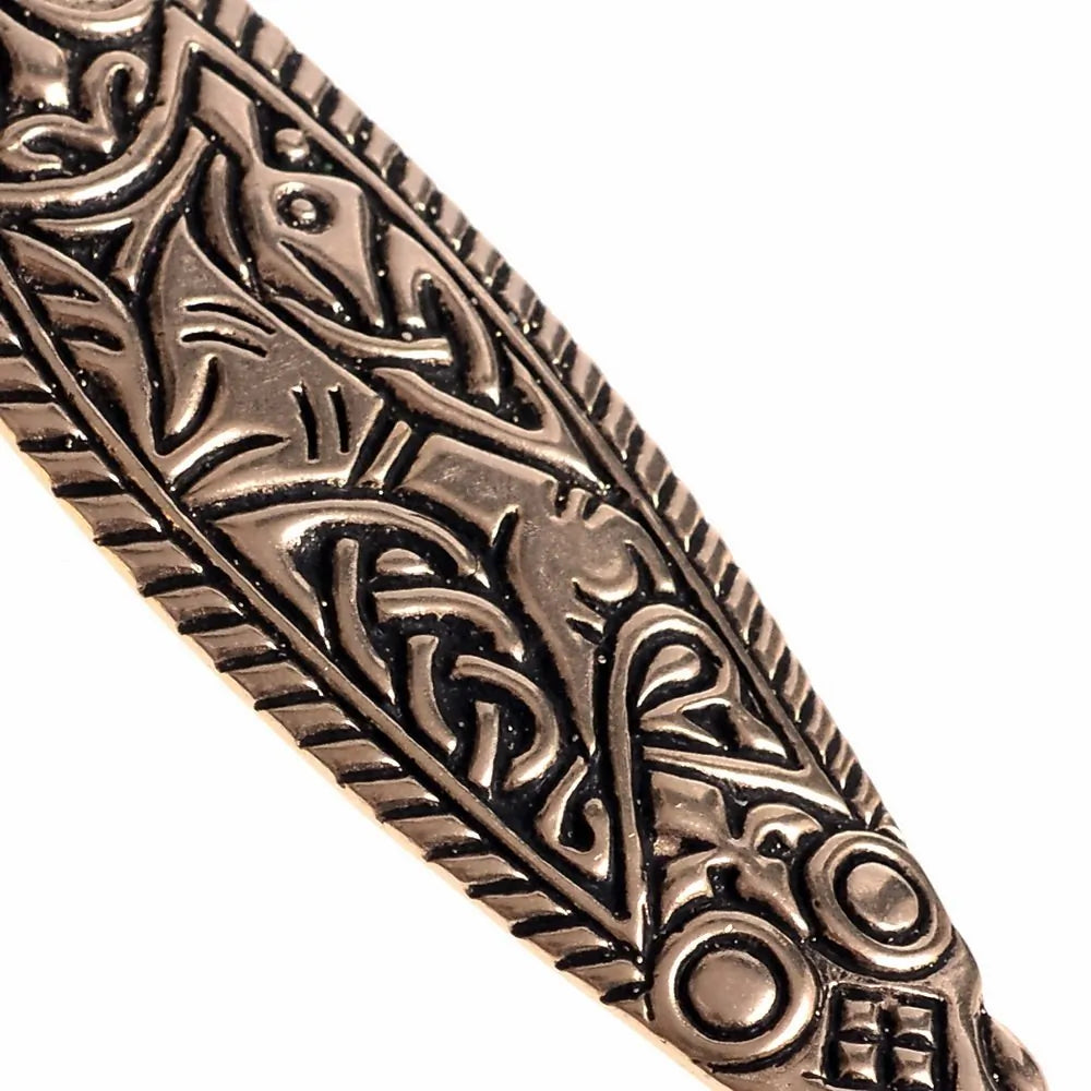 Anglo-Saxon belt end Trewhiddle
