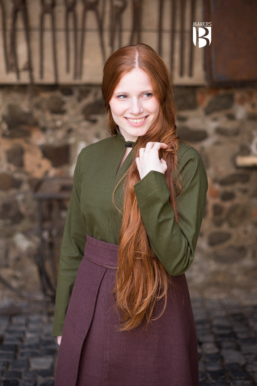 Skirt Mera, brown