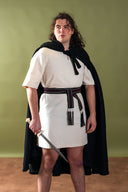 Untertunika Lofar, halblange Ärmel, creme