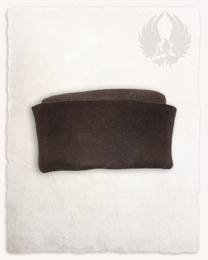 Felt hat, wool, black