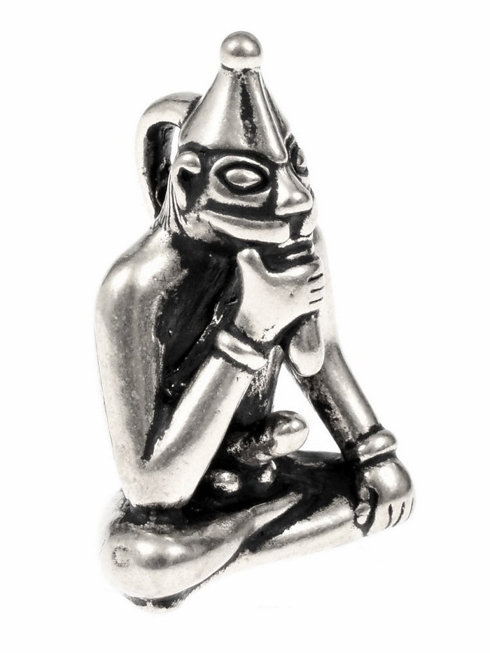 Freyr statue Rällinge, Viking age, silvered bronze