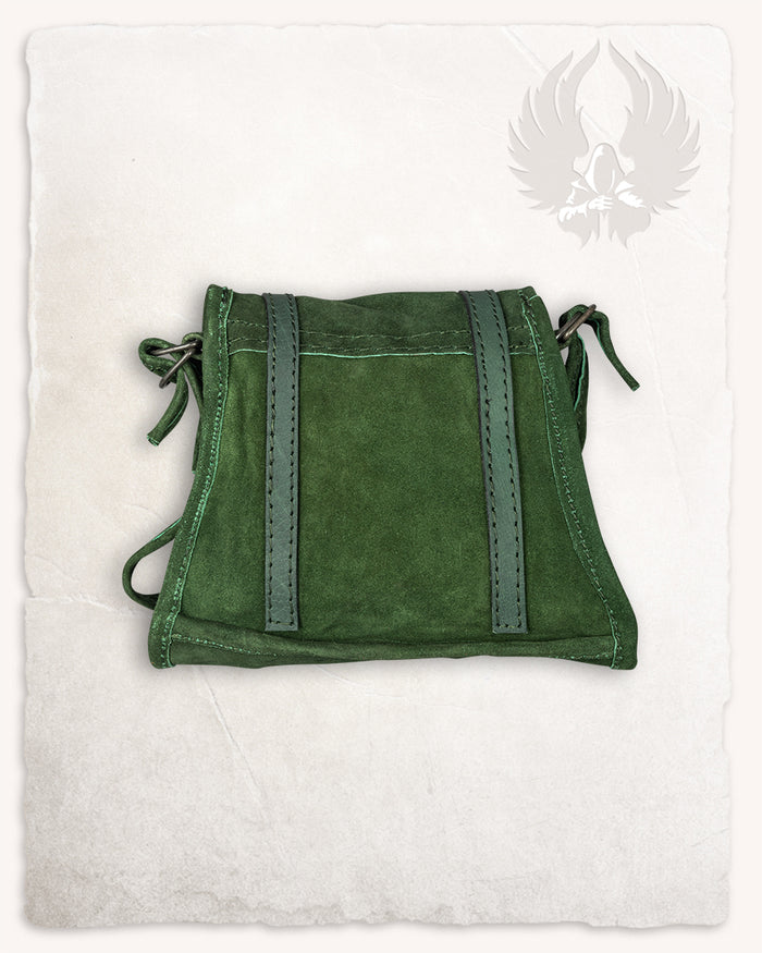 Schoudertas Friedhelm, suède, groen