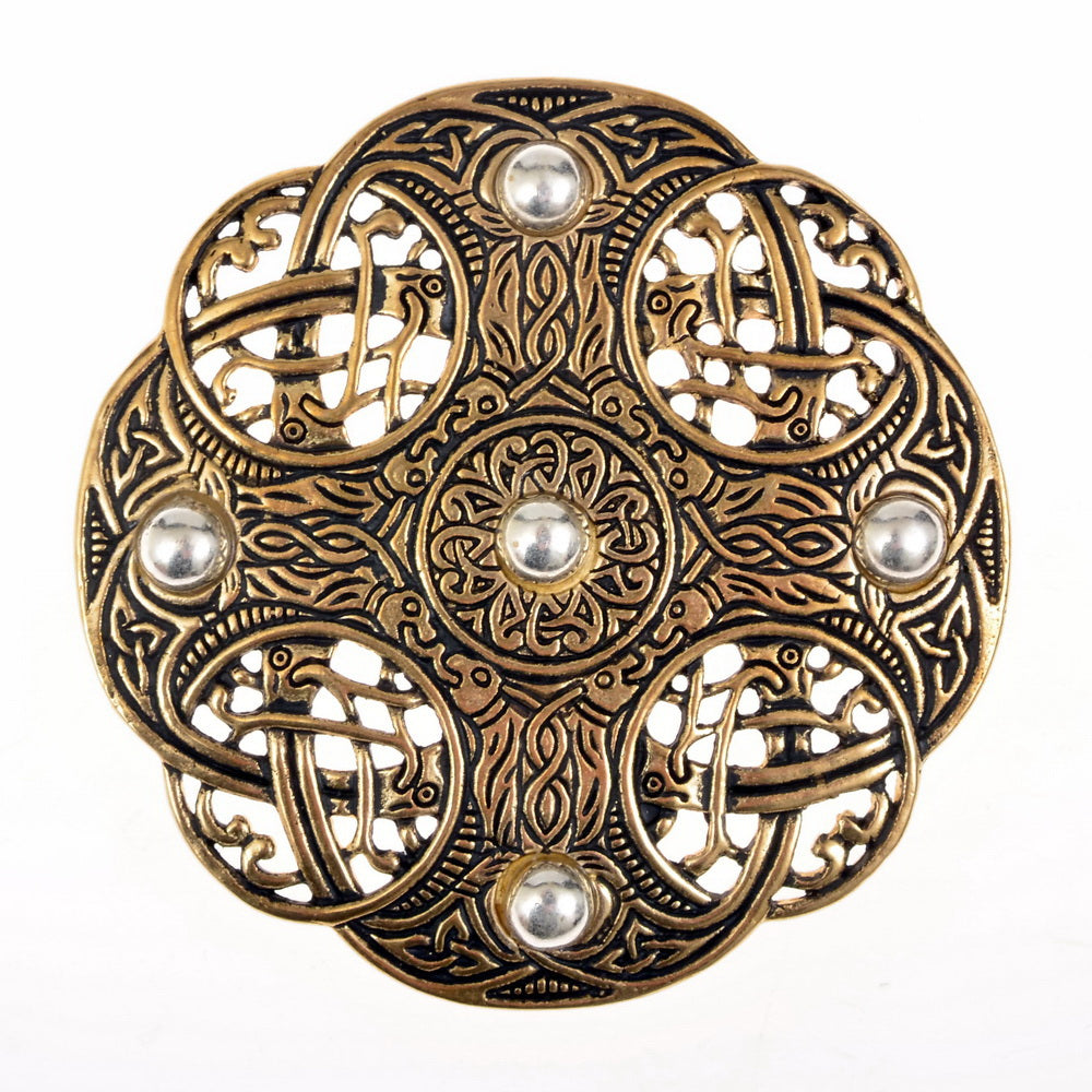 Anglo-Saxon fibula, Galloway treasure, bronze
