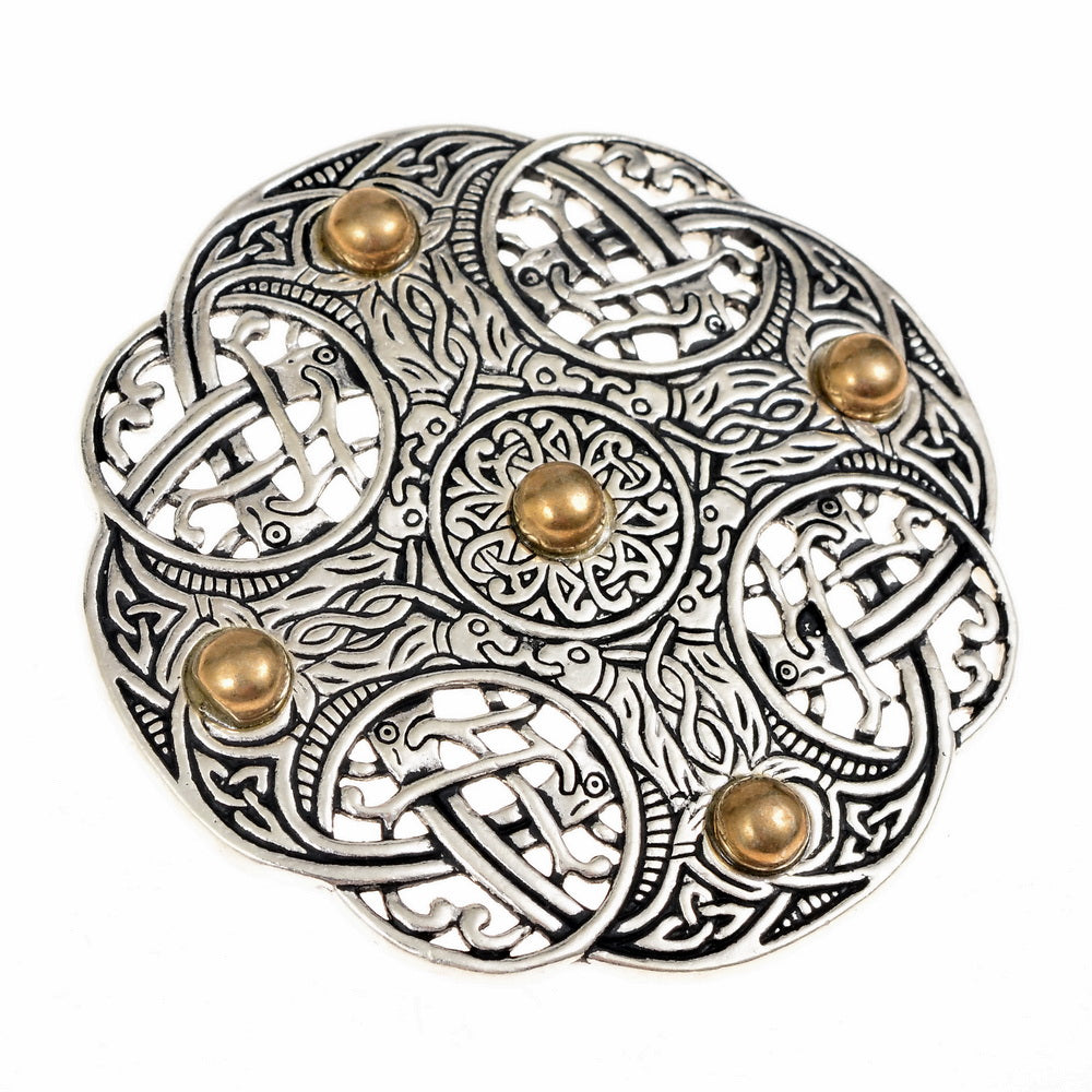 Anglo-Saxon fibula, Galloway treasure, bronze