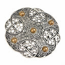 Anglo-Saxon fibula, Galloway treasure, silvered bronze