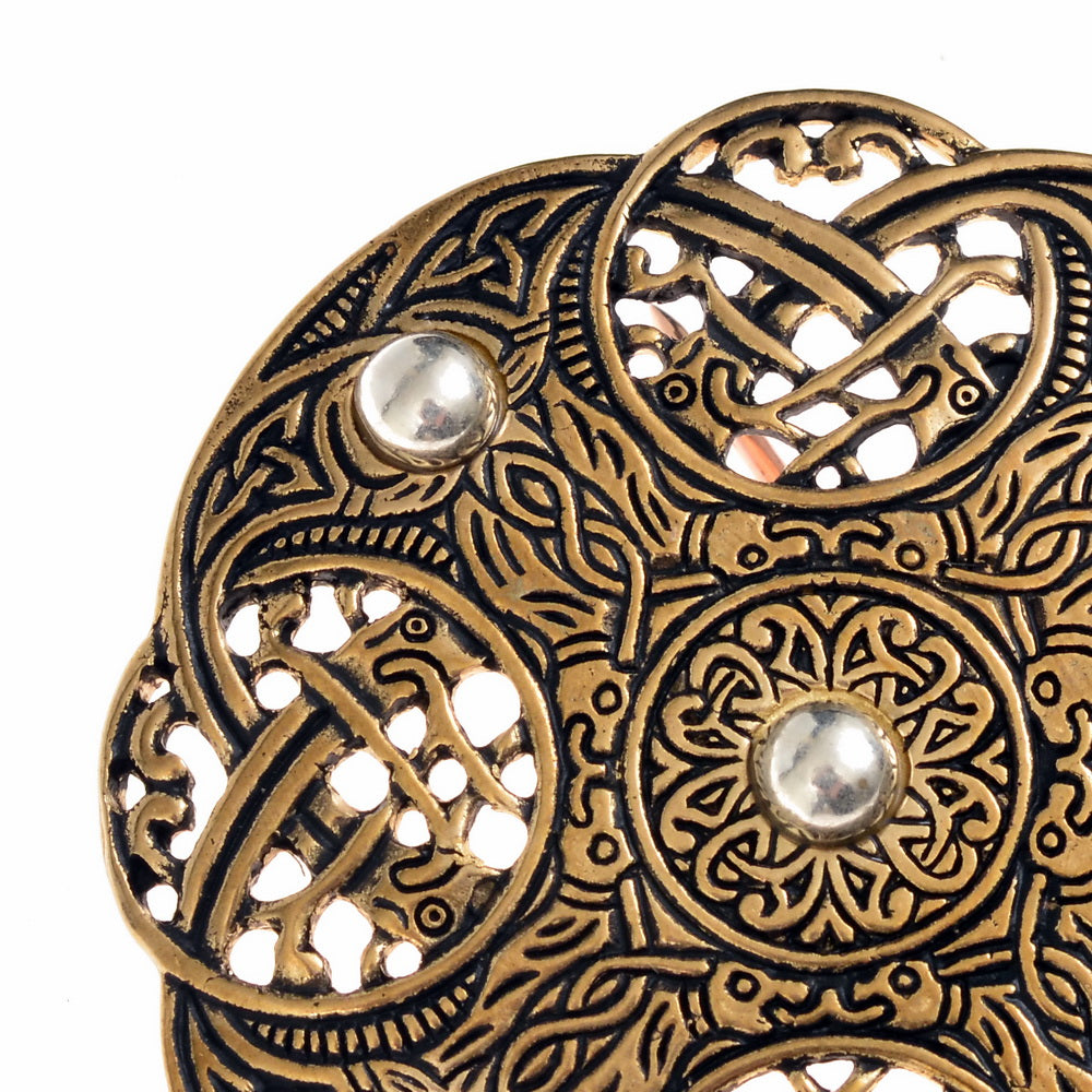 Anglo-Saxon fibula, Galloway treasure, bronze