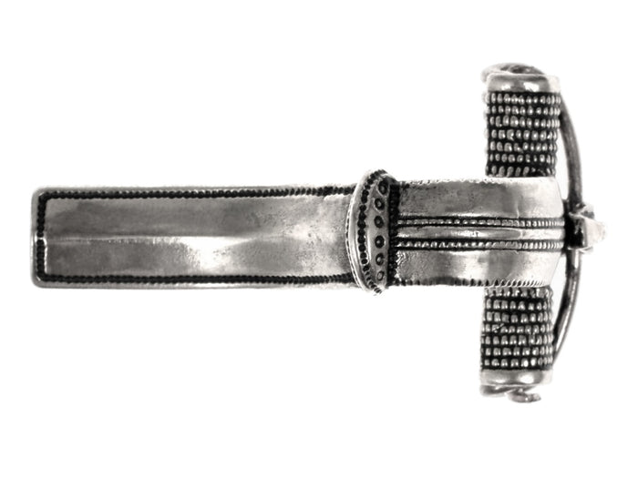 Germanic scroll fibula, Putensen, bronze
