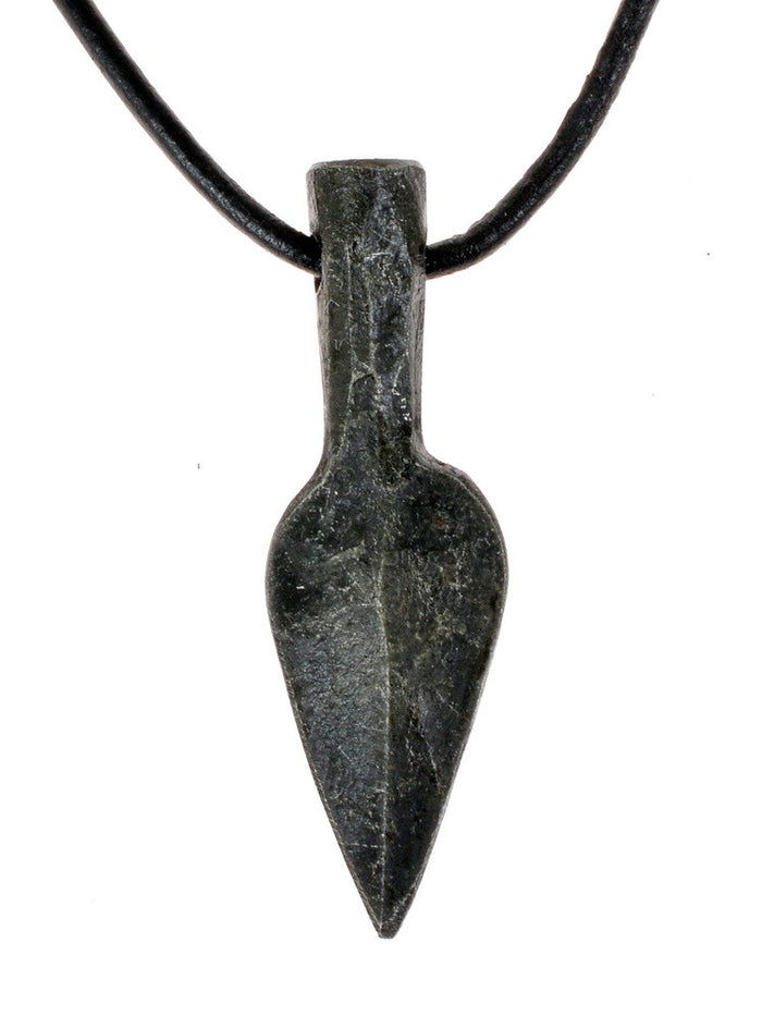 Forged spearhead-amulet, iron