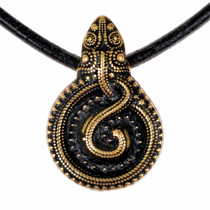 Snake amulet Gørding, 10th-11th century, bronze