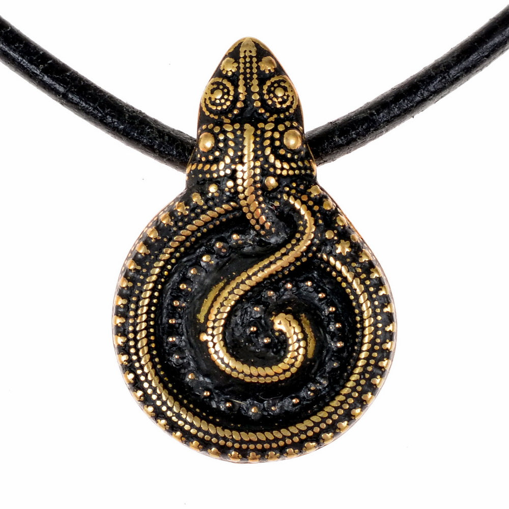 Snake amulet Gørding, 10th-11th century, bronze