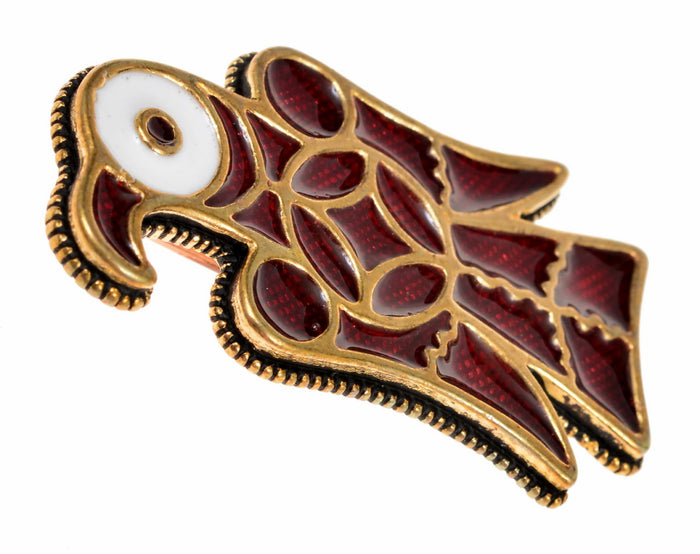 Oostgotische adelaarsfibula, rechts, brons
