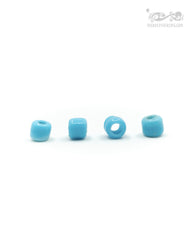 Small Viking glass bead Gotland, light blue, 10 pieces