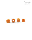 Viking glass bead Gotland, orange, 10 pieces