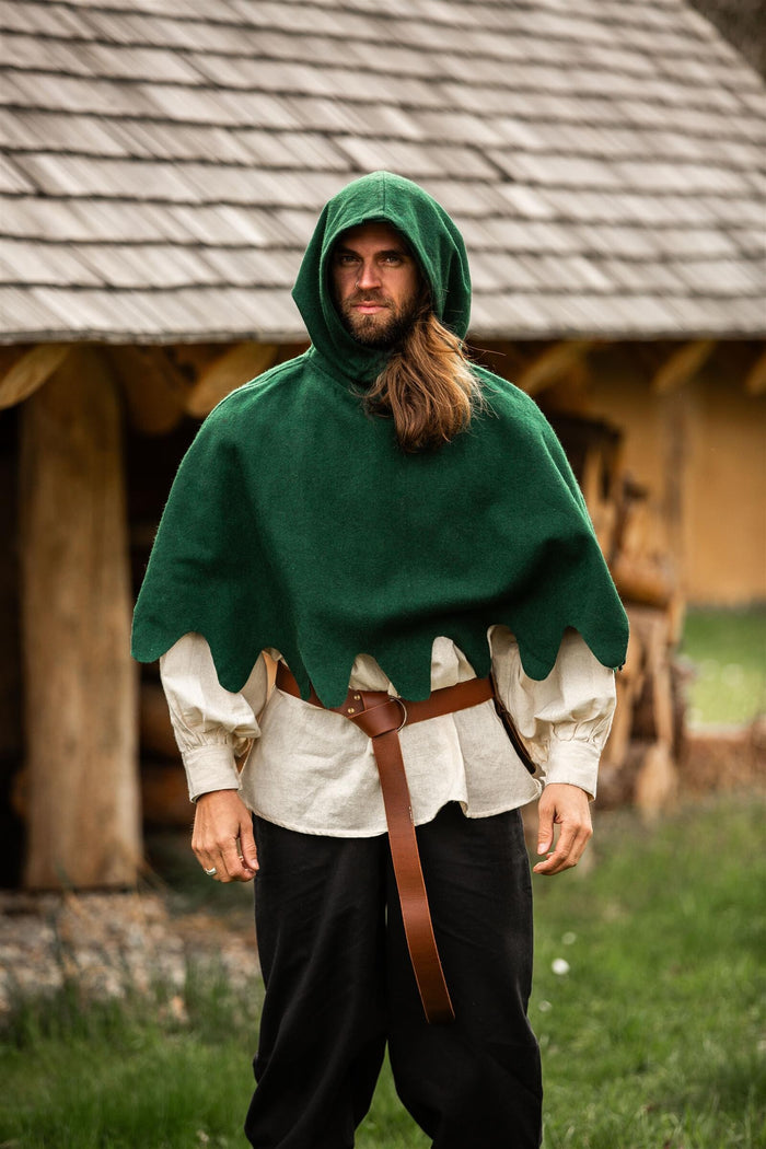 Woollen chaperon, green
