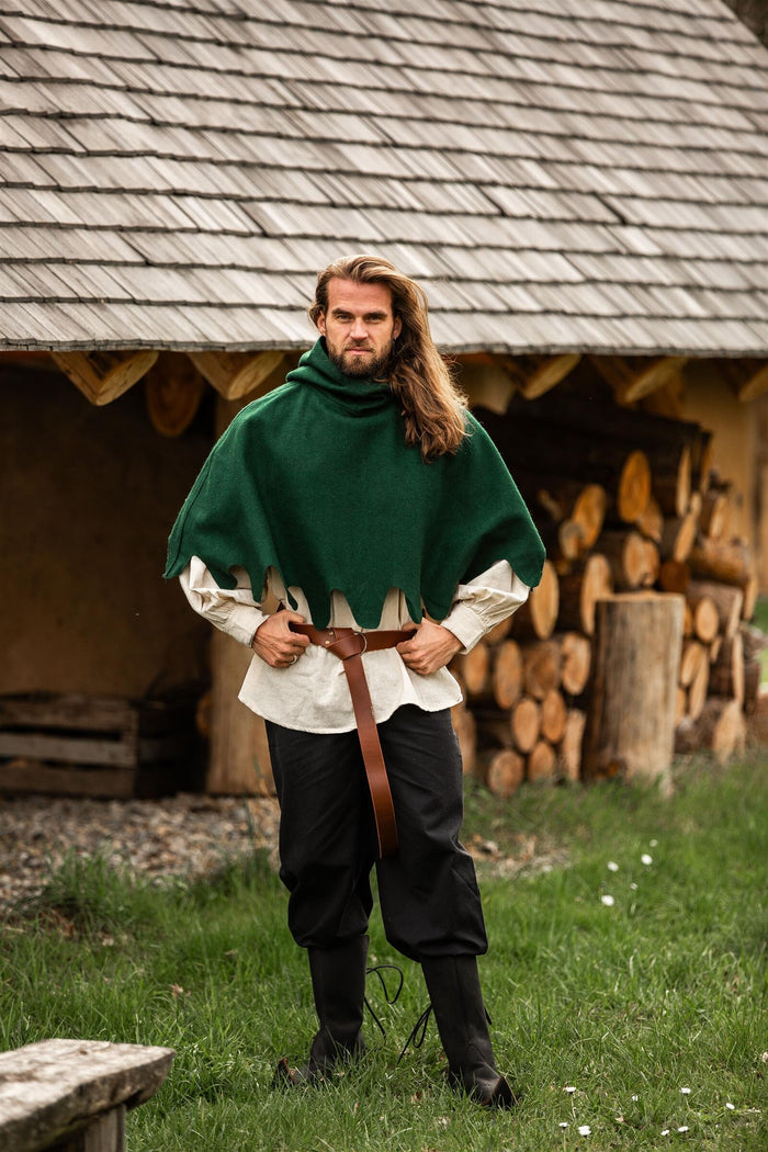 Woollen chaperon, green