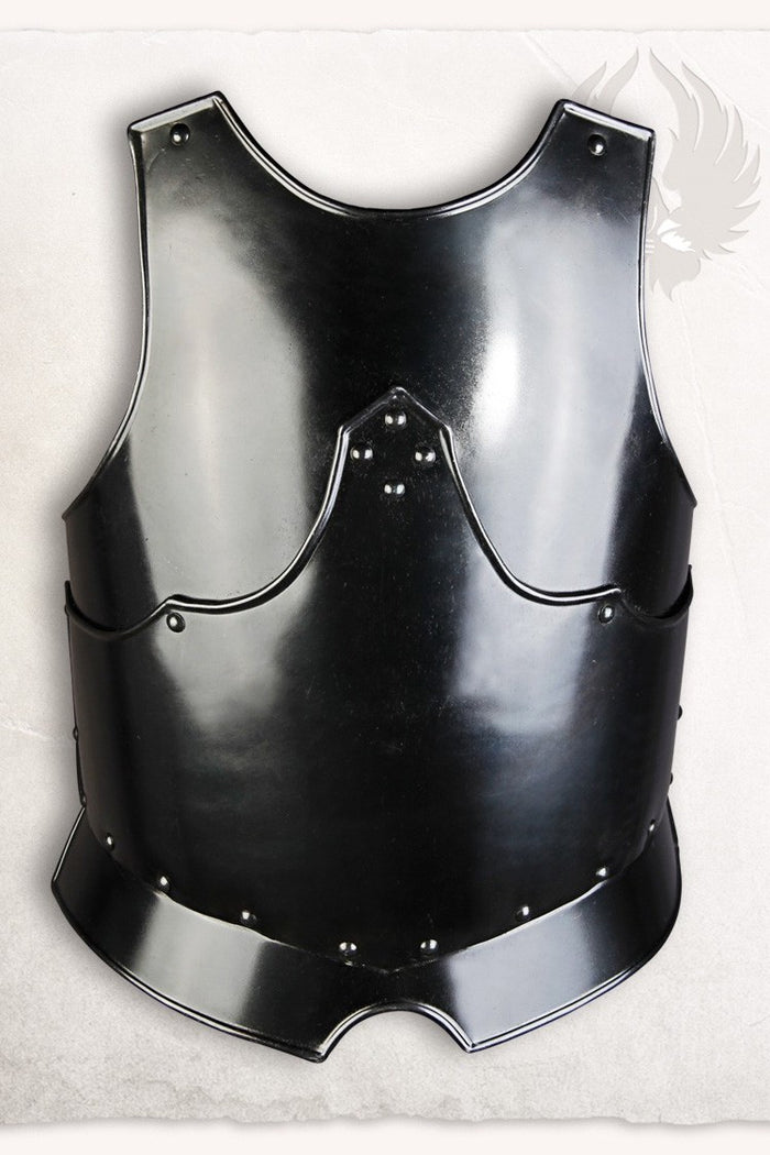 16th century breastplate Gustav, black, 1.2 mm