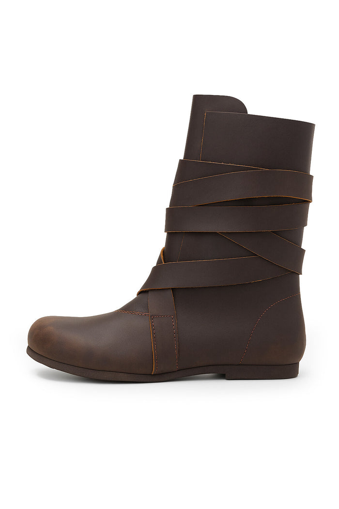 Viking boots Hedeby, brown