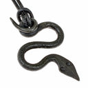 Forged Midgard Serpent Pendant, iron