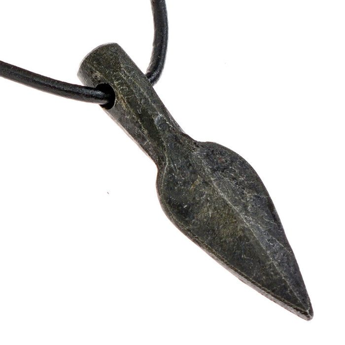 Forged spearhead-amulet, iron
