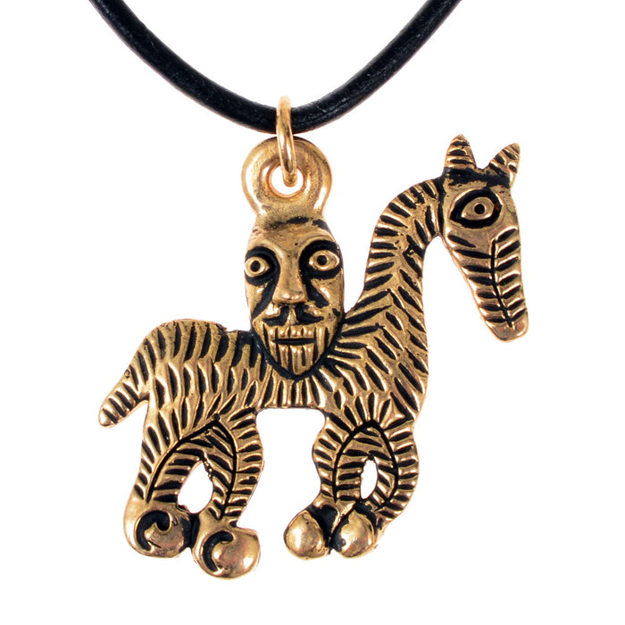 Bulgarian horse amulet - front view