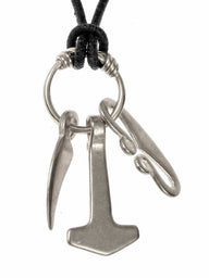Amulet from Hesselbjerg, 8th century, silvered bronze