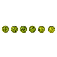 Viking glass bead Haithabu, green, 5 pieces