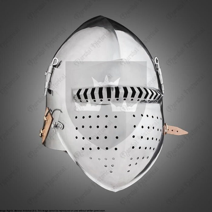 Late 14th century bascinet, 2 mm (battle-ready)