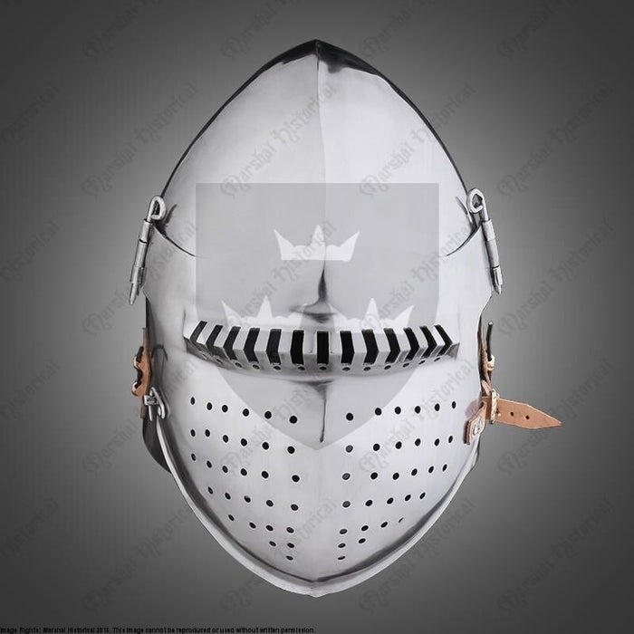 Late 14th century bascinet, 2 mm (battle-ready)