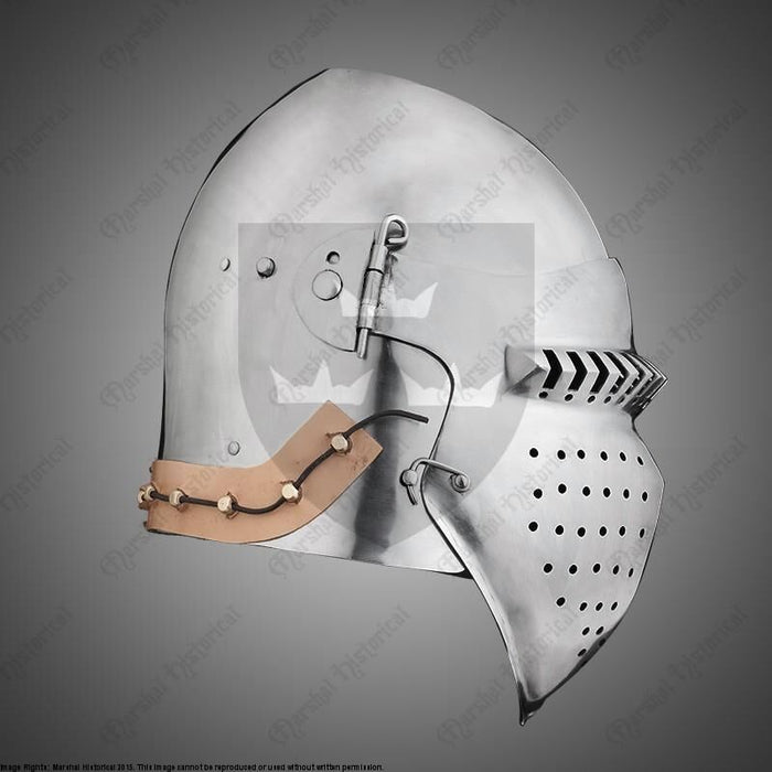Late 14th century bascinet, 2 mm (battle-ready)