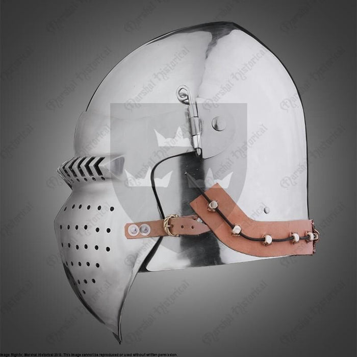 Late 14th century bascinet, 2 mm (battle-ready)