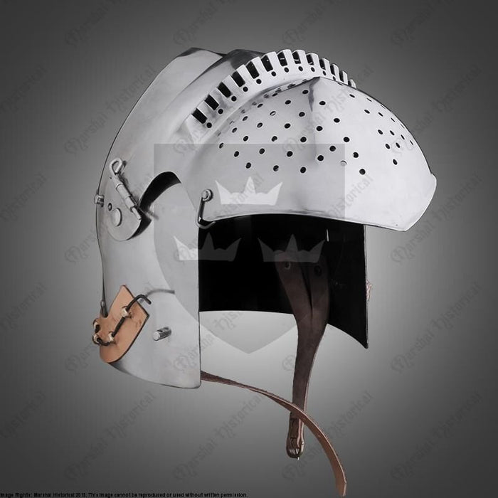 Late 14th century bascinet, 2 mm (battle-ready)
