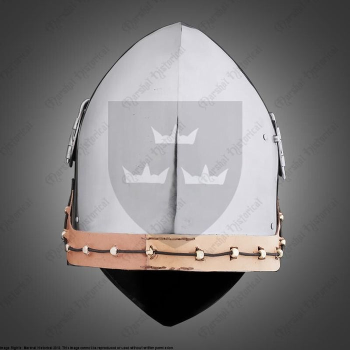 Late 14th century bascinet, 2 mm (battle-ready)