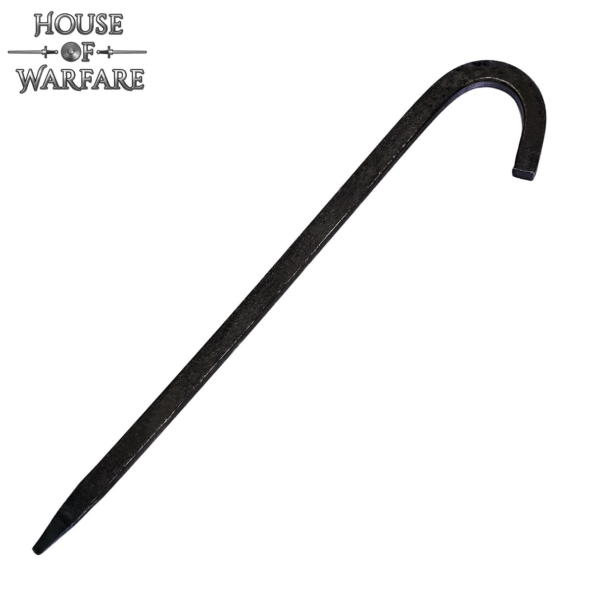Hand-forged iron tent peg