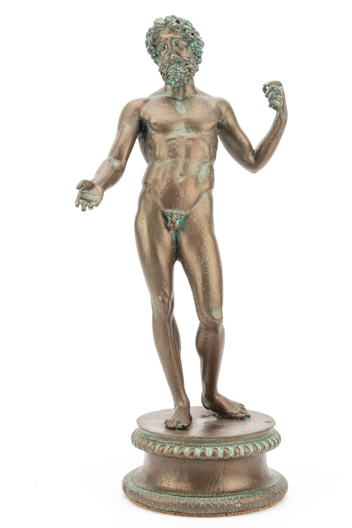 Statue of Jupiter, highest Roman god, Alabaster plaster