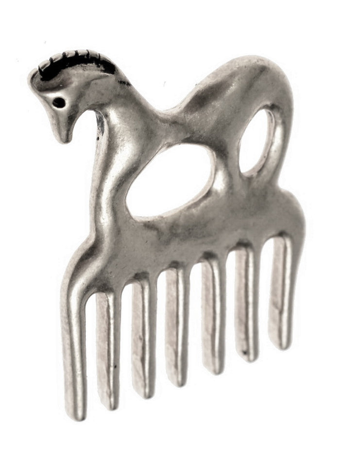 Celtic horse crest Frankfurt-Praunheim, 1st century BC, silvered bronze