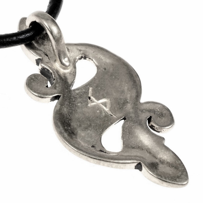 Celtic seahorse-amulet, 1st century, silvered bronze