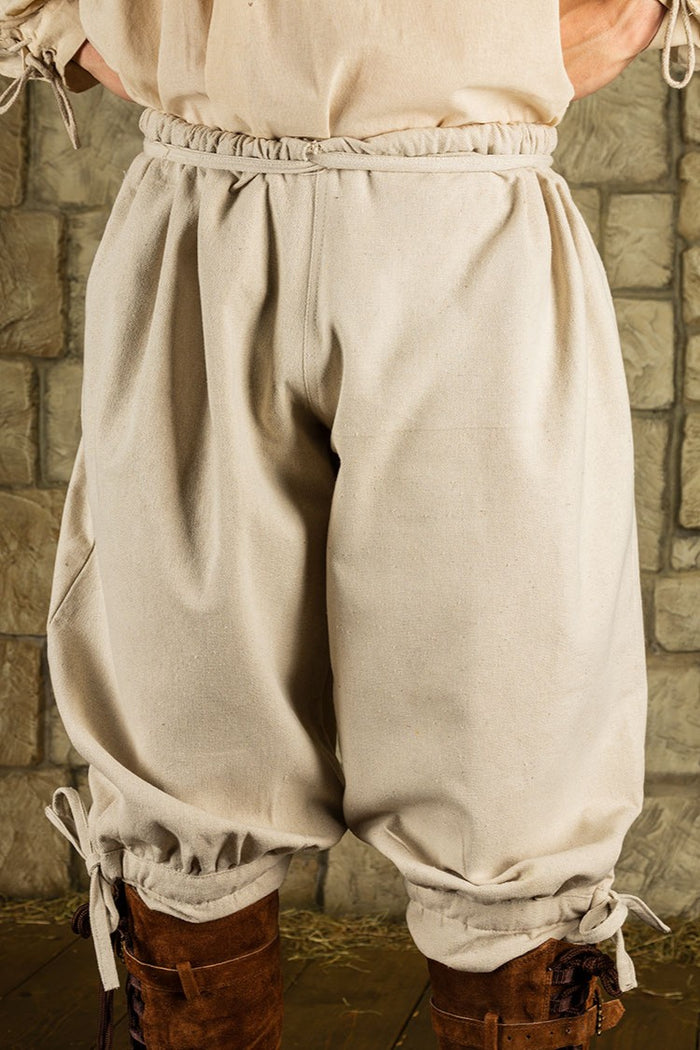 Viking trousers Ketill, cream