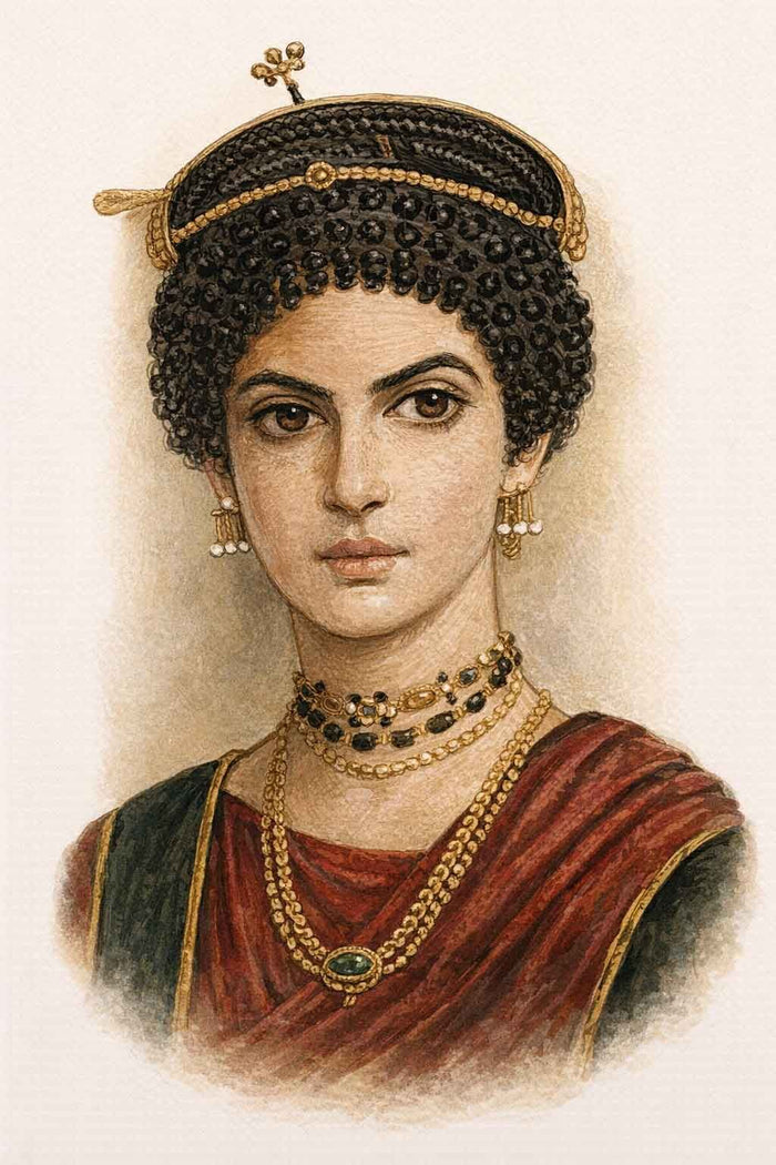 Roman necklace Cassia, Fayum necklace