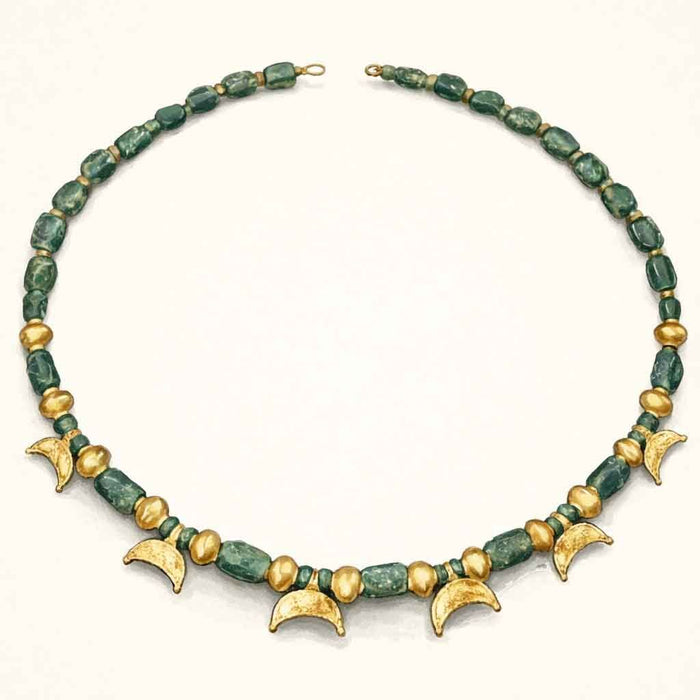 Roman necklace Valeria, lunulae