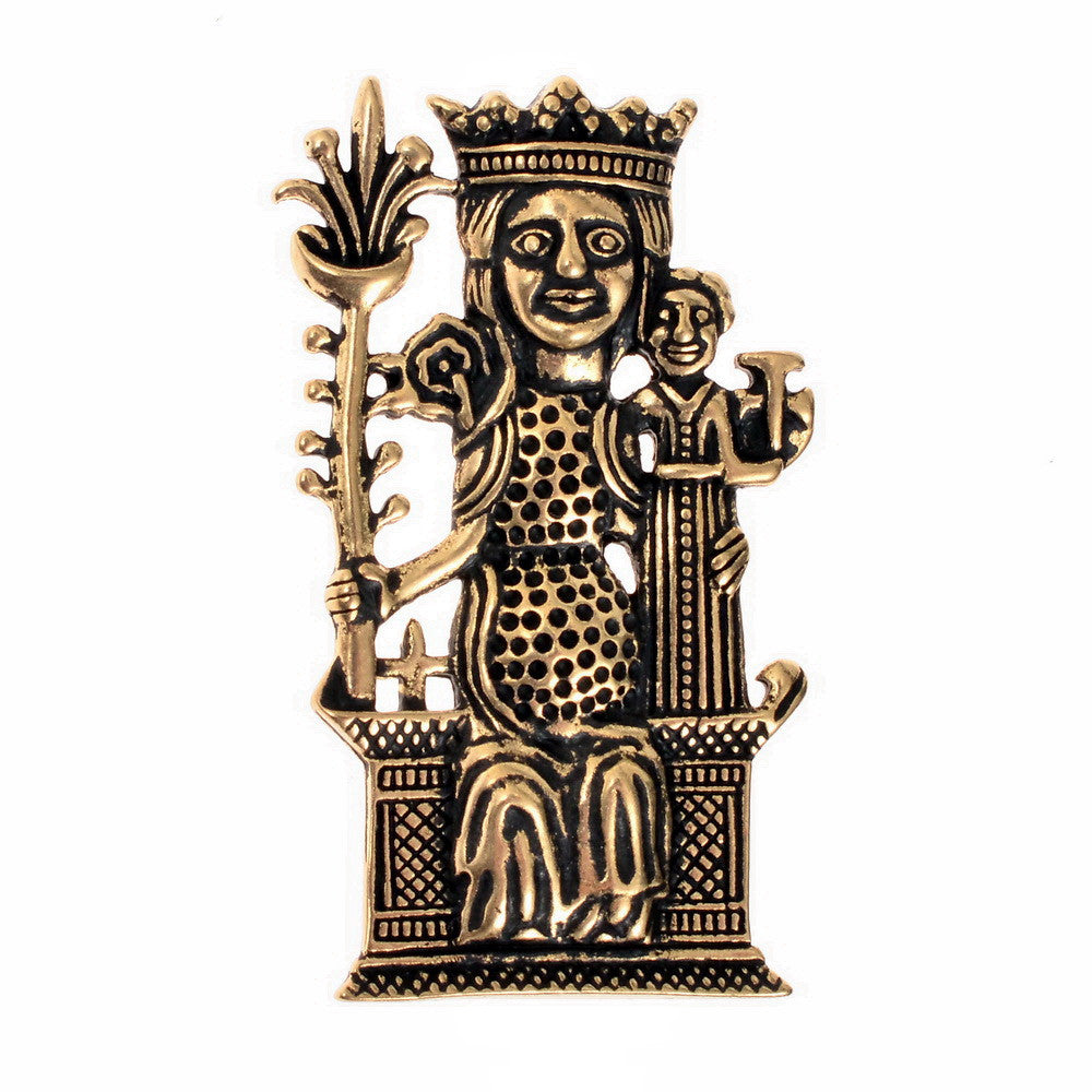 Pilgrim sign Our Lady of Tombelaine, 15th century, silvered bronze