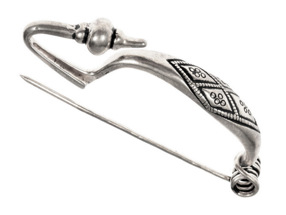 Early La Tènefibula, big, bronze