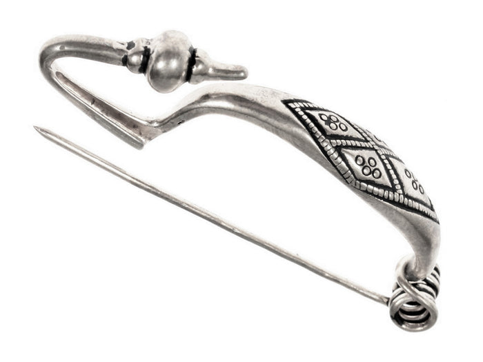 Early La Tènefibula, big, bronze