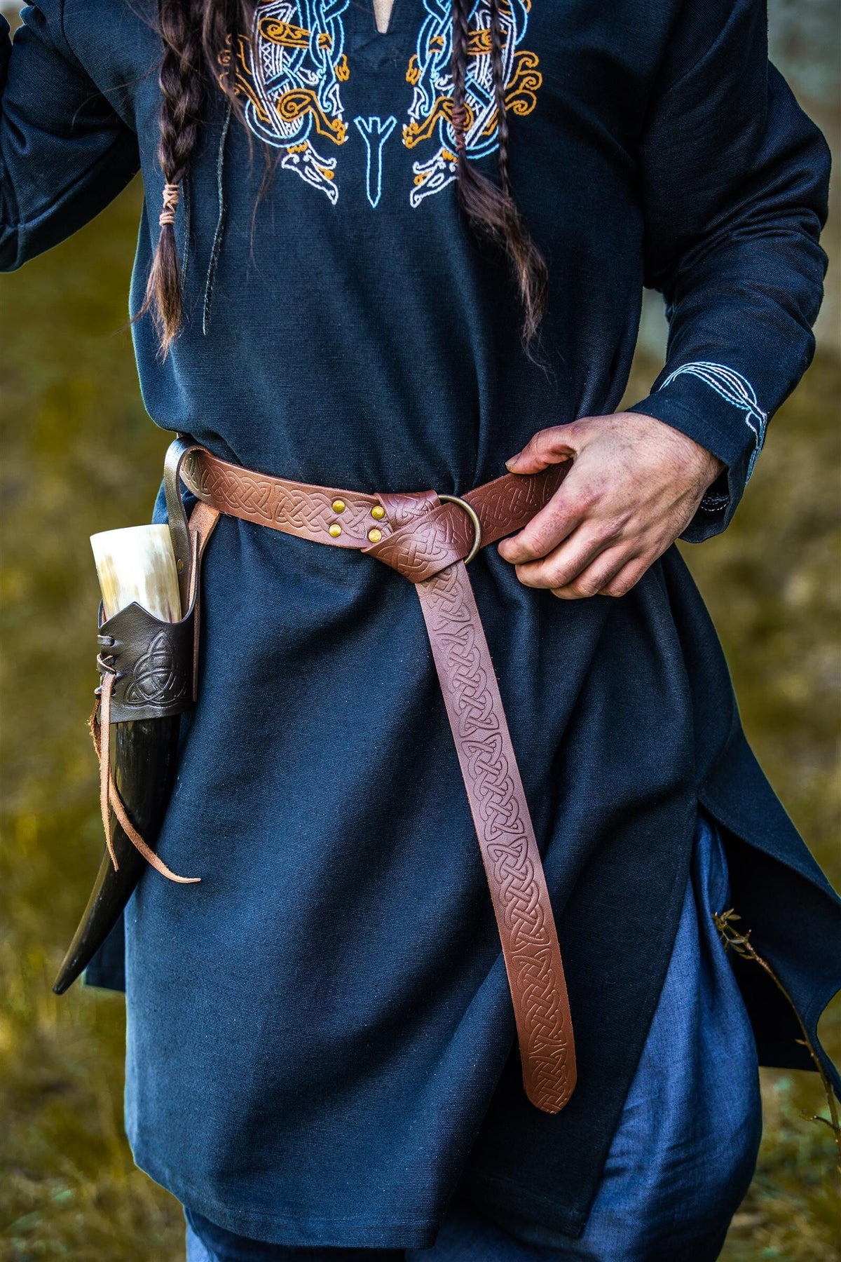 Celtic ringbelt, brown