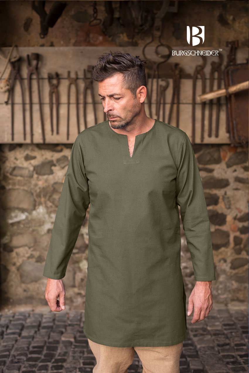 Middeleeuwse tuniek Leif, groen