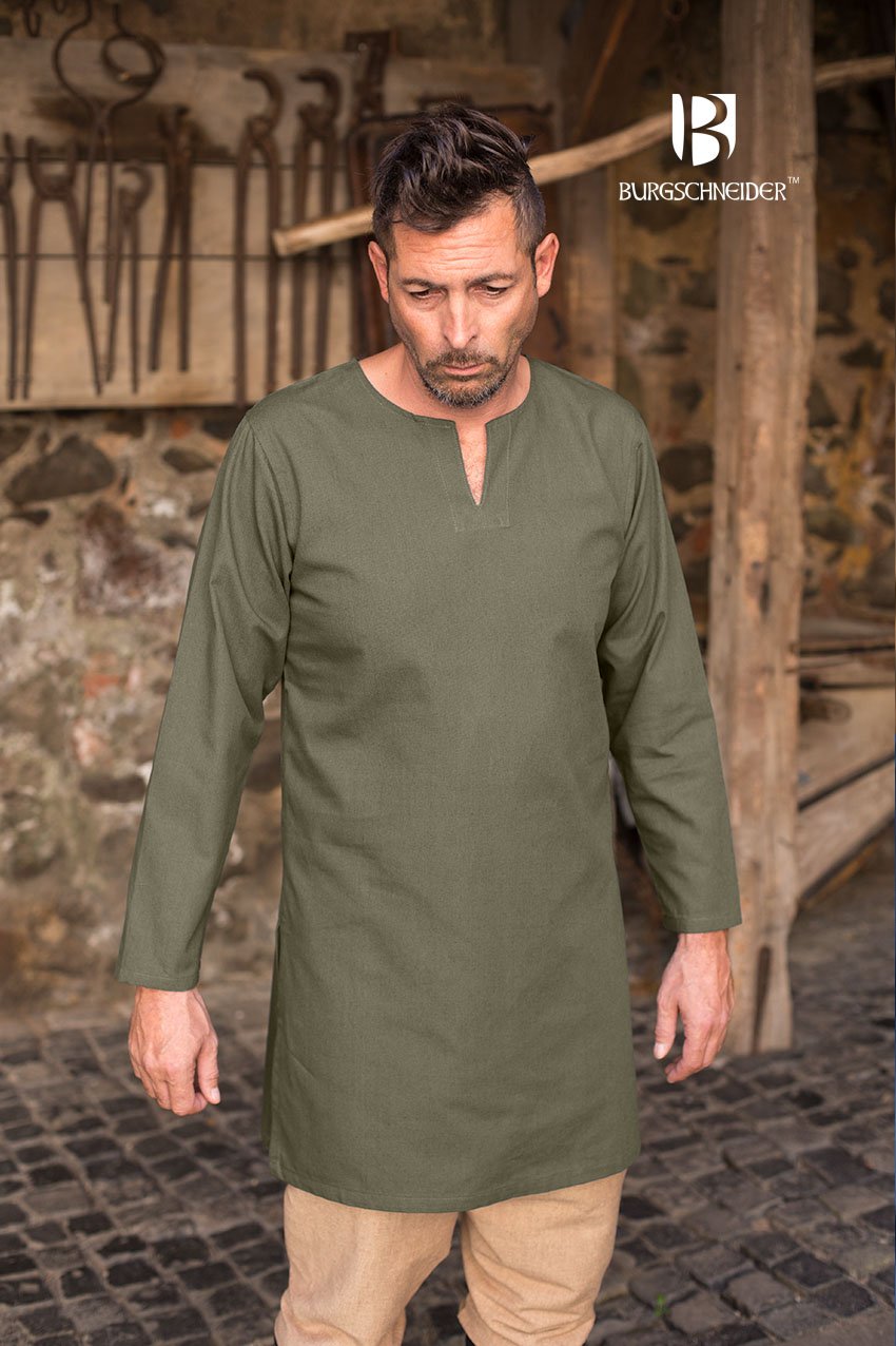 Middeleeuwse tuniek Leif, groen
