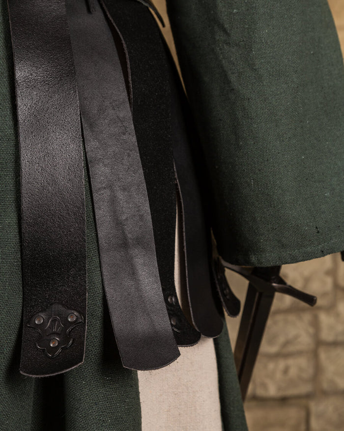 Leren rok Lilith, zwart