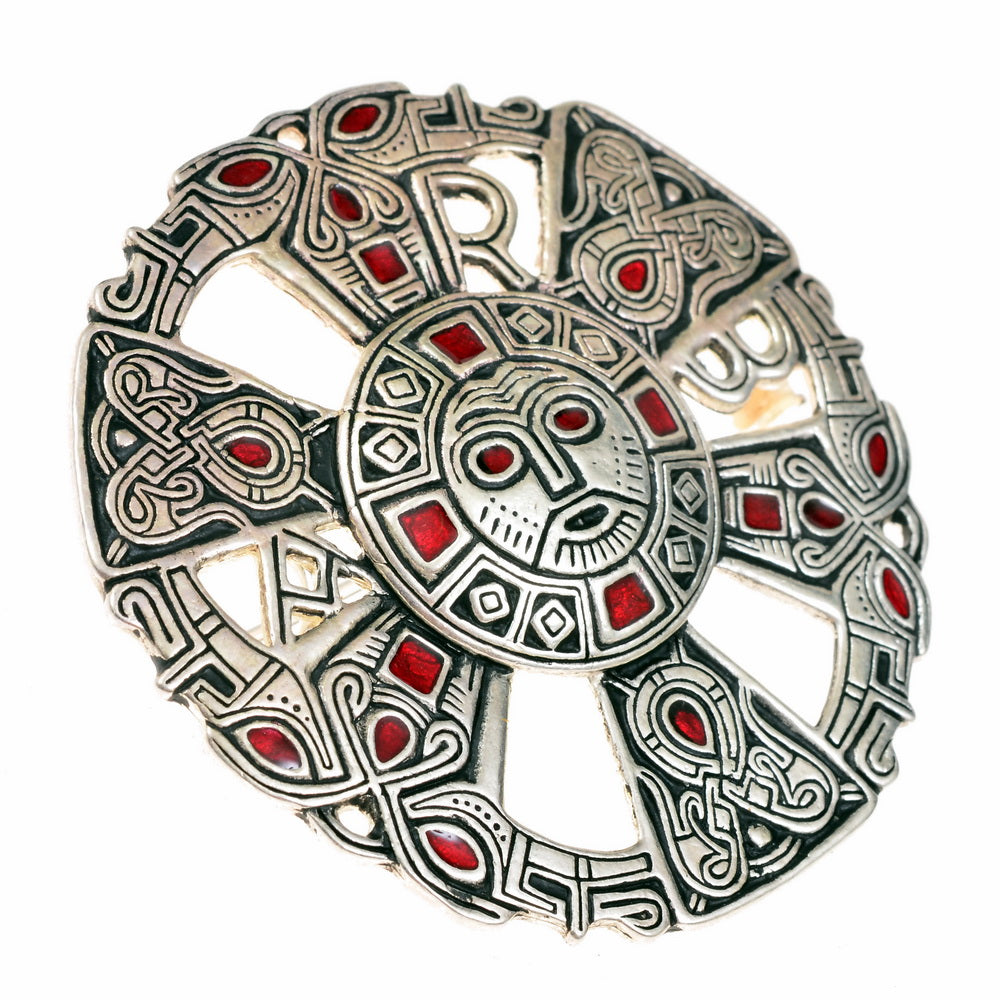 Merovingische broche Limons, 6e-7e eeuw, verzilverd brons