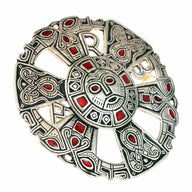 Merovingische broche Limons, 6e-7e eeuw, verzilverd brons